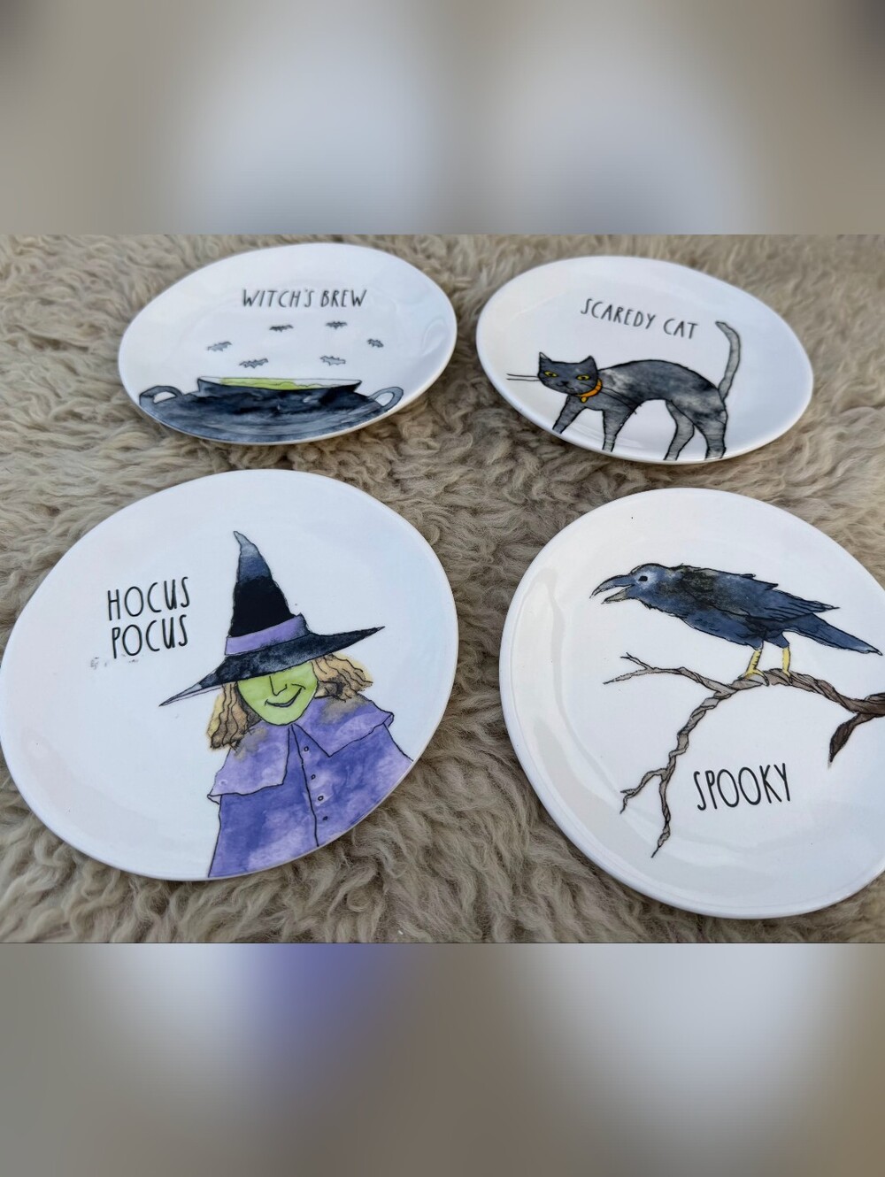 Rae Dunn Halloween Plates